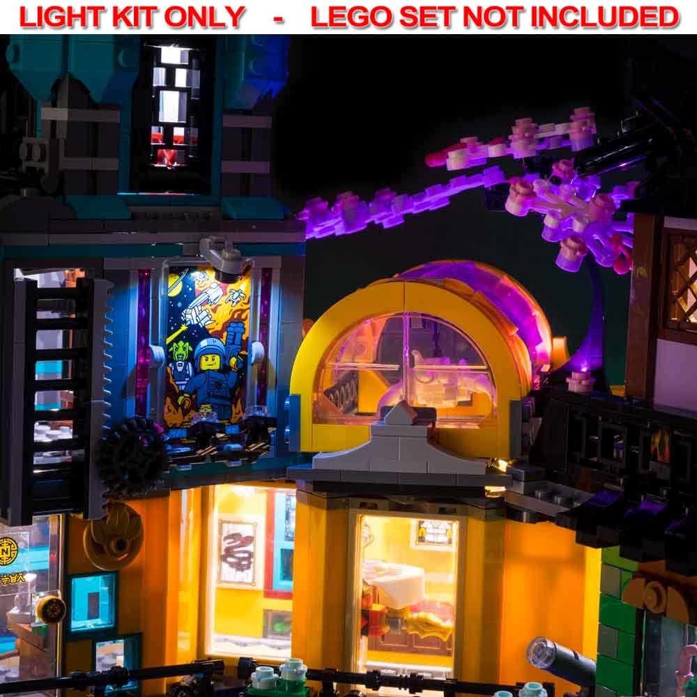 Light My Bricks - LIGHT KIT for LEGO® NINJAGO® City Gardens 71741