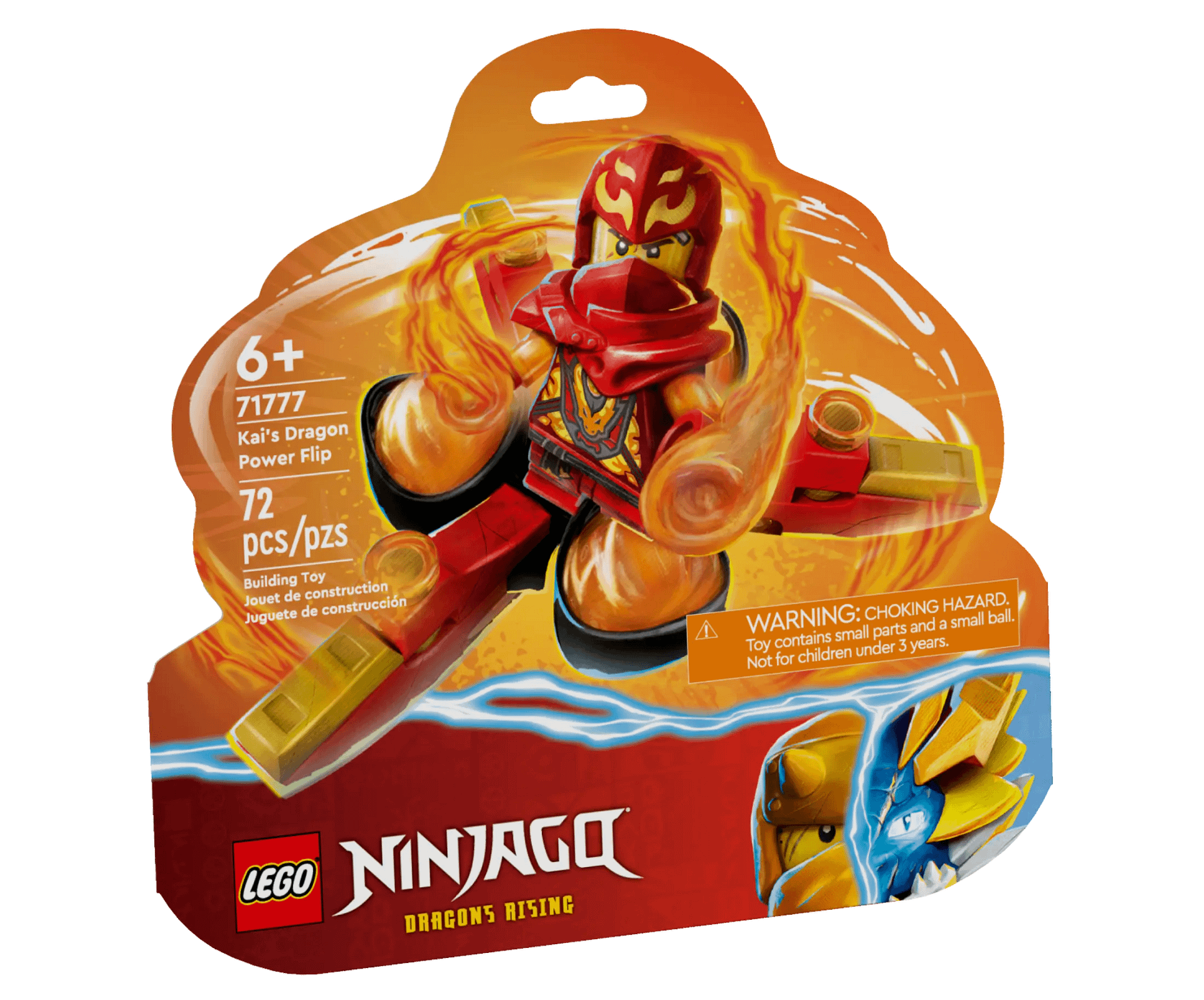 LEGO® 71777 Kai s Dragon Power Spinjitzu Flip - NINJAGO®