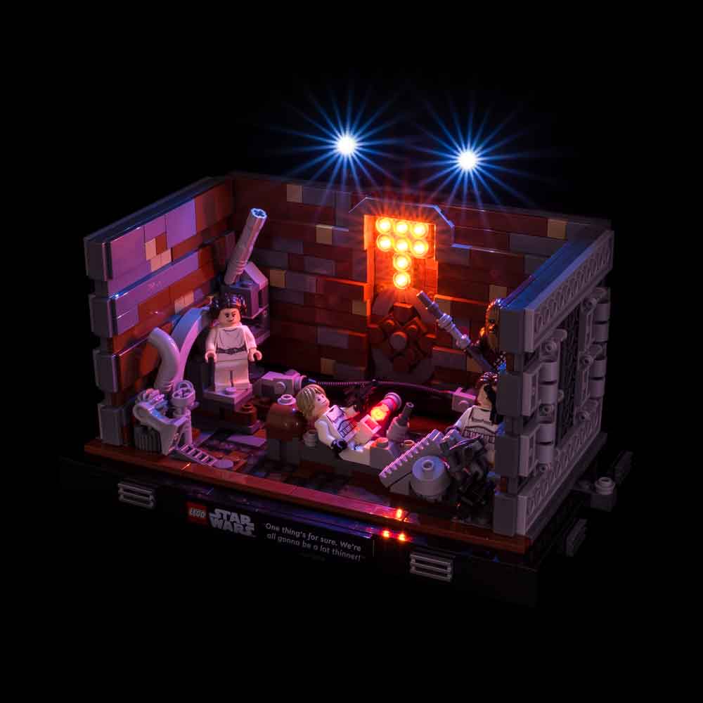 Light My Bricks - LIGHT KIT for LEGO® Death Star Trash Compactor Diorama 75339