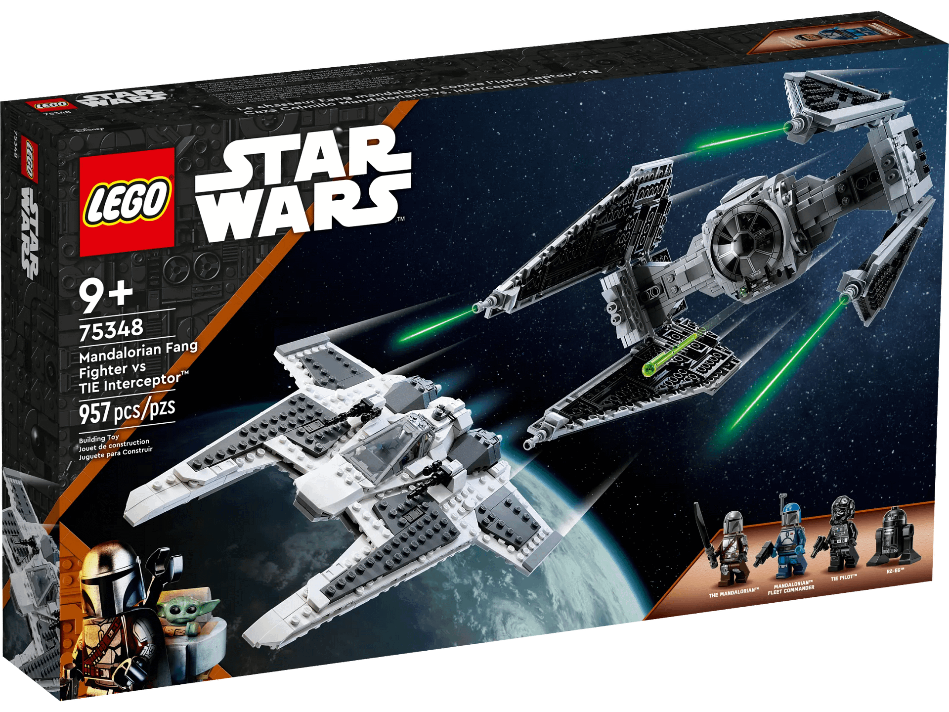 LEGO® 75348 Mandalorian Fang Fighter vs. TIE Interceptor - Star Wars™