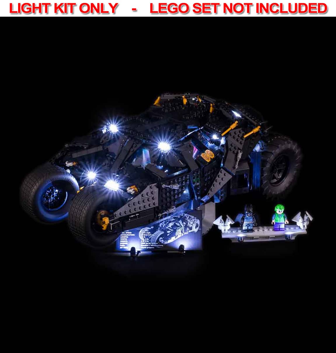 Light My Bricks - LIGHT KIT for LEGO® Batman™ Tumbler 76240