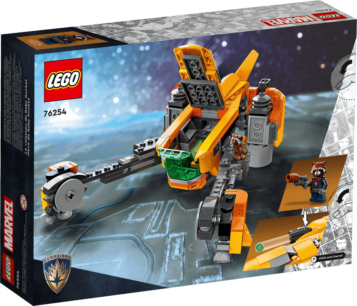 LEGO® 76254 Baby Rockets Ship - Super Heroes Marvel Guardians of the Galaxy Volume 3