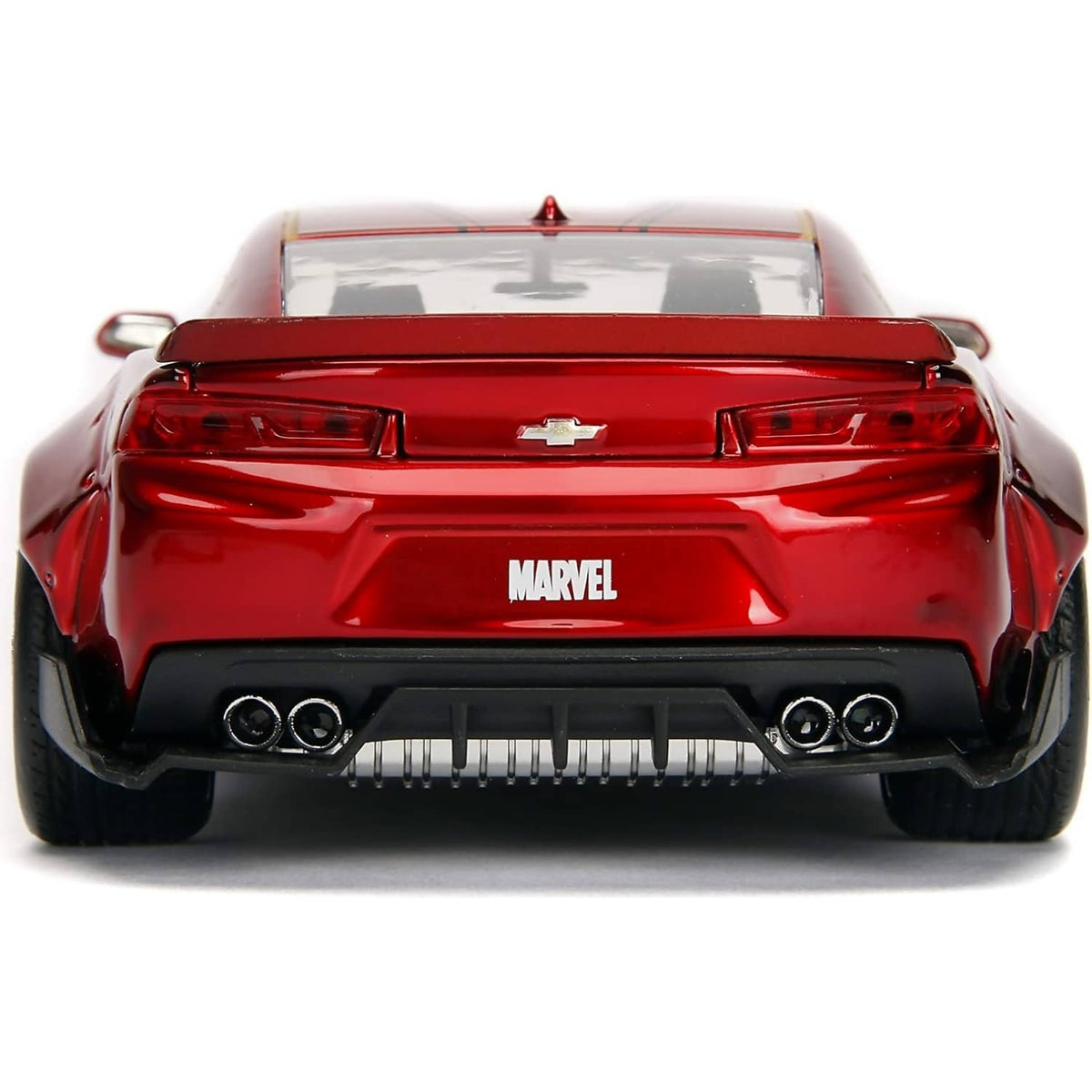 JADA TOYS - MARVEL AVENGERS 2016 CHEVY CAMARO SS WITH IRON MAN 1:24 SCALE DIECAST VEHICLE & FIGURE SET