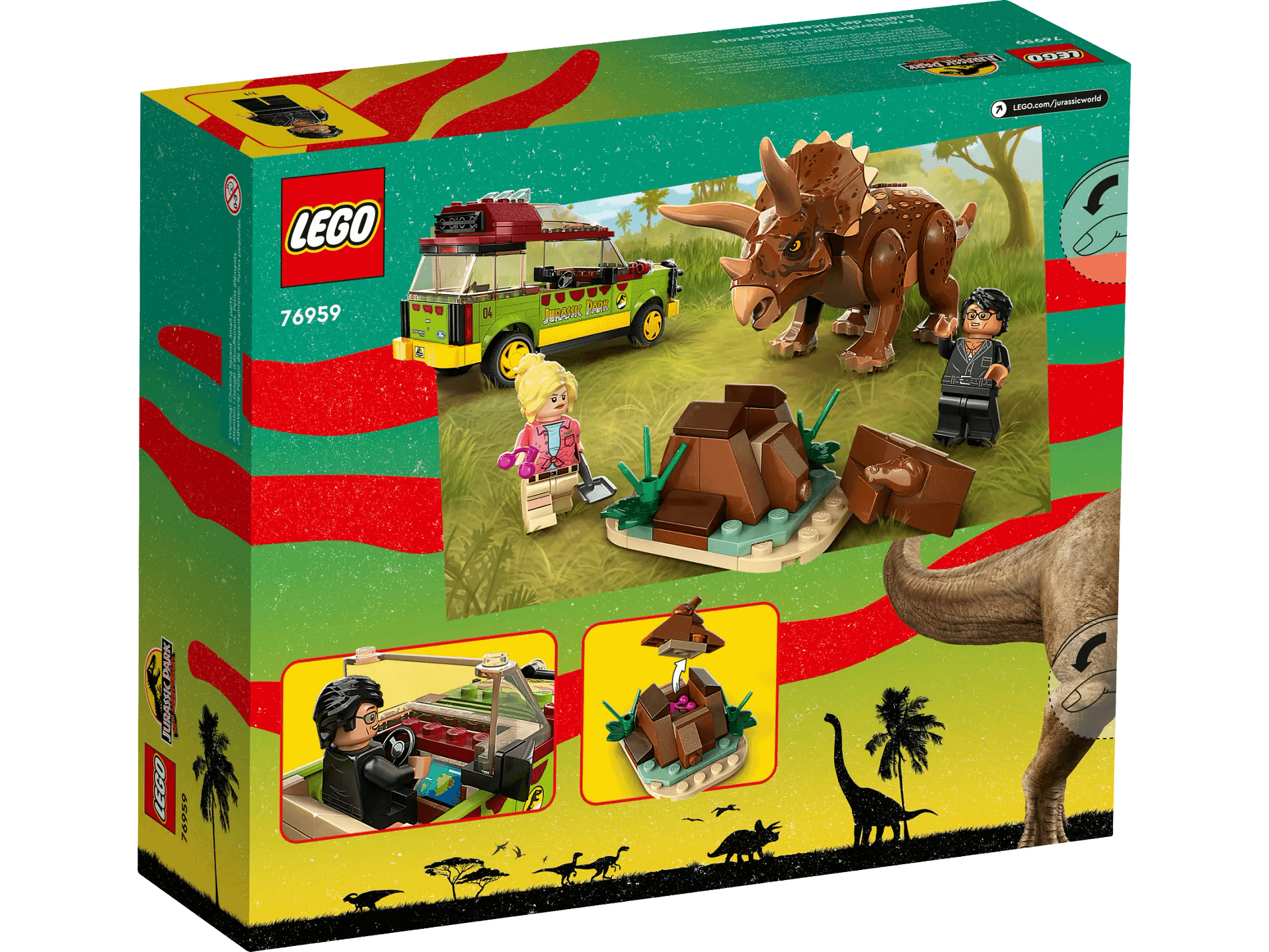 LEGO® 76959 Triceratops Research - Jurassic World™