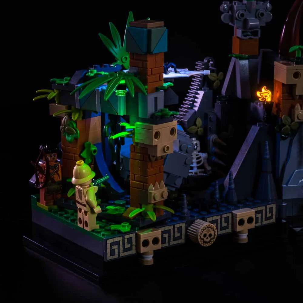 Light My Bricks - Light Kit For LEGO® Indiana Jones Temple of the Golden Idol 77015