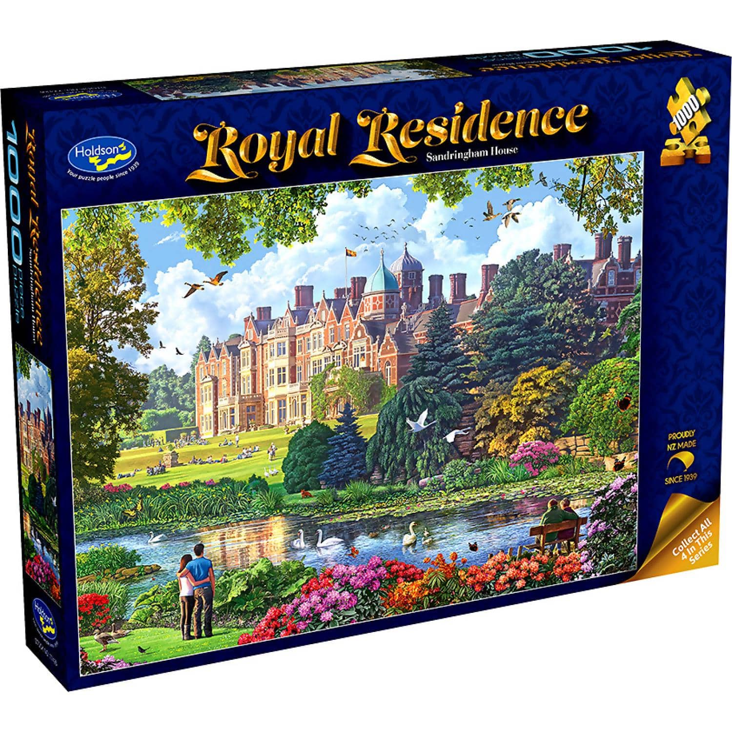 BIG BEN Sandringham House 1000ピースジグソーパズル Holdson - Royal Residence Sandringham - Jigsaw Puzzle 1000 Pieces