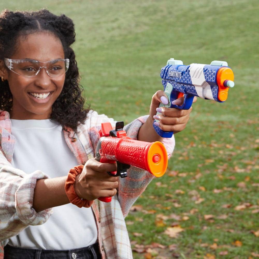Nerf - Fortnite Dual Pack Includes 2 Fortnite Blasters And 6 Nerf Elite Darts