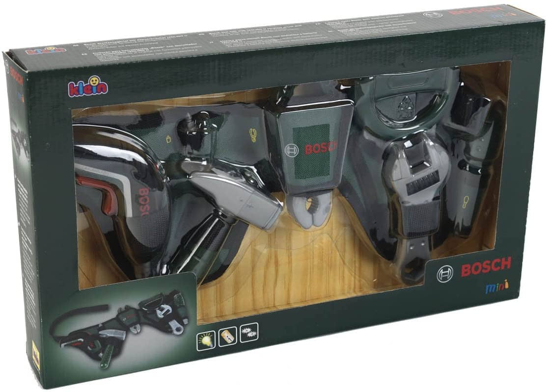 Bosch - Mini - Toy Tool Belt And Assorted Accessories And Toy Tools