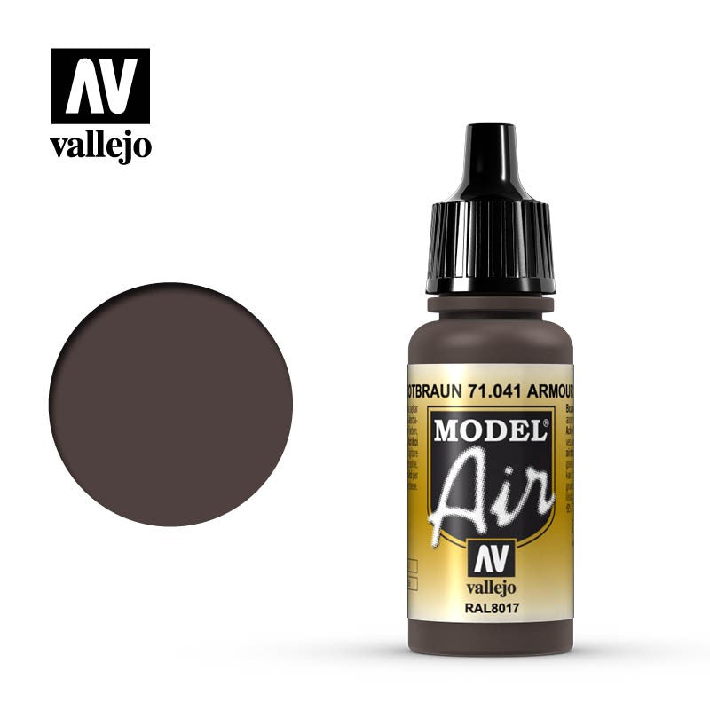 VALLEJO MODEL AIR ACRYLIC PAINT TANK BROWN 71041