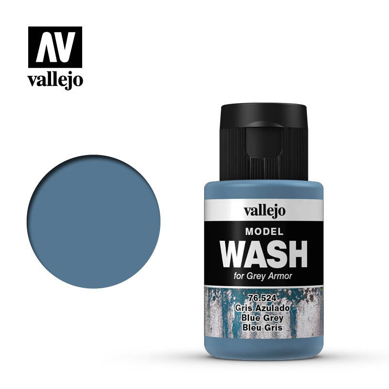 VALLEJO MODEL WASH BLUE GREY 76524 35ML
