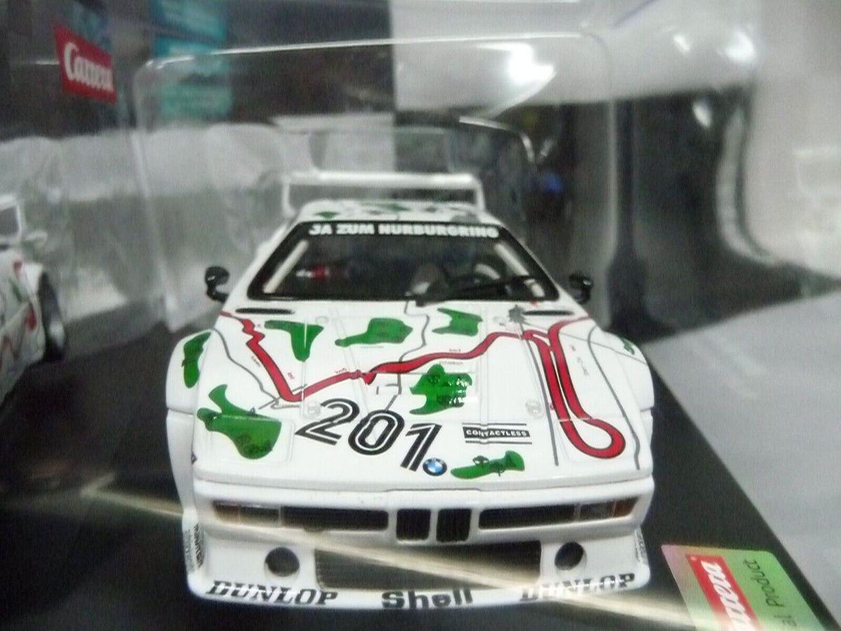 CARRERA - EVOLUTION 1:32 - BMW M1 PROCAR NO201 NURBURGRING 1000KM 1980 - SLOT CAR ALSO SUITS SCALEXTRIC