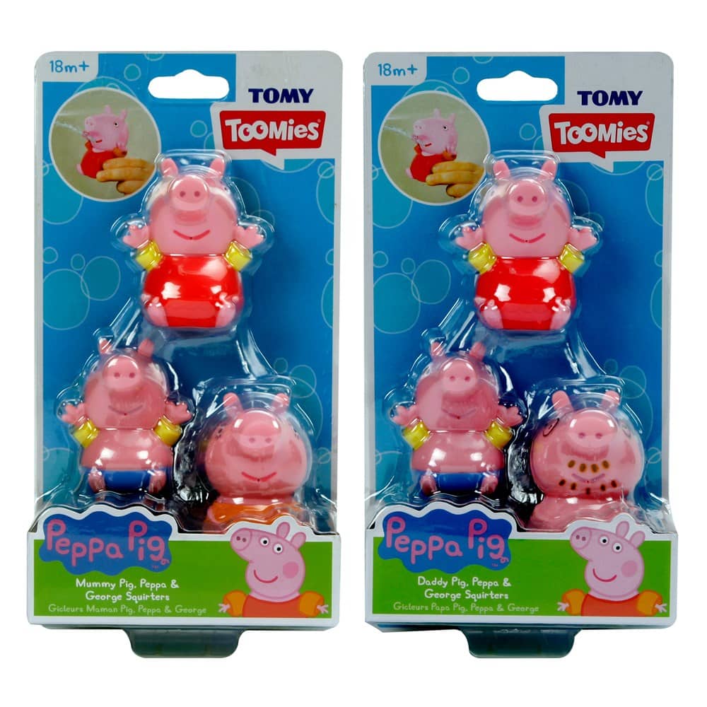 Peppa Pig - Squirters 3 Pack Assorted TOMY