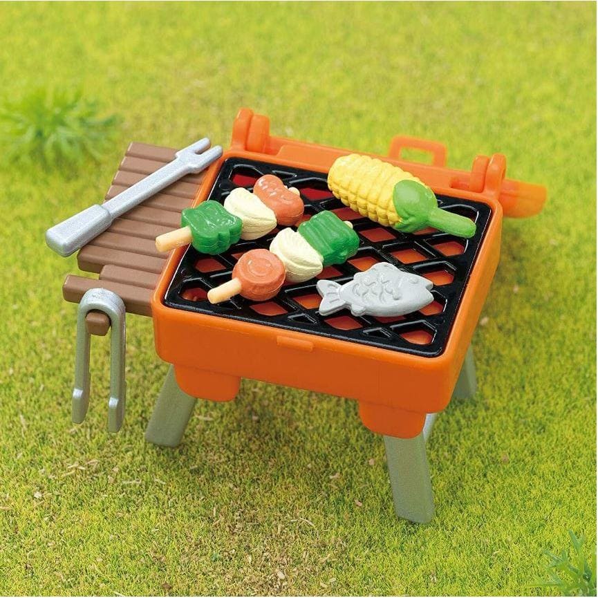 Sylvanian Families - Bbq Picnic Playset With Elephant Girl Animal Doll Playset