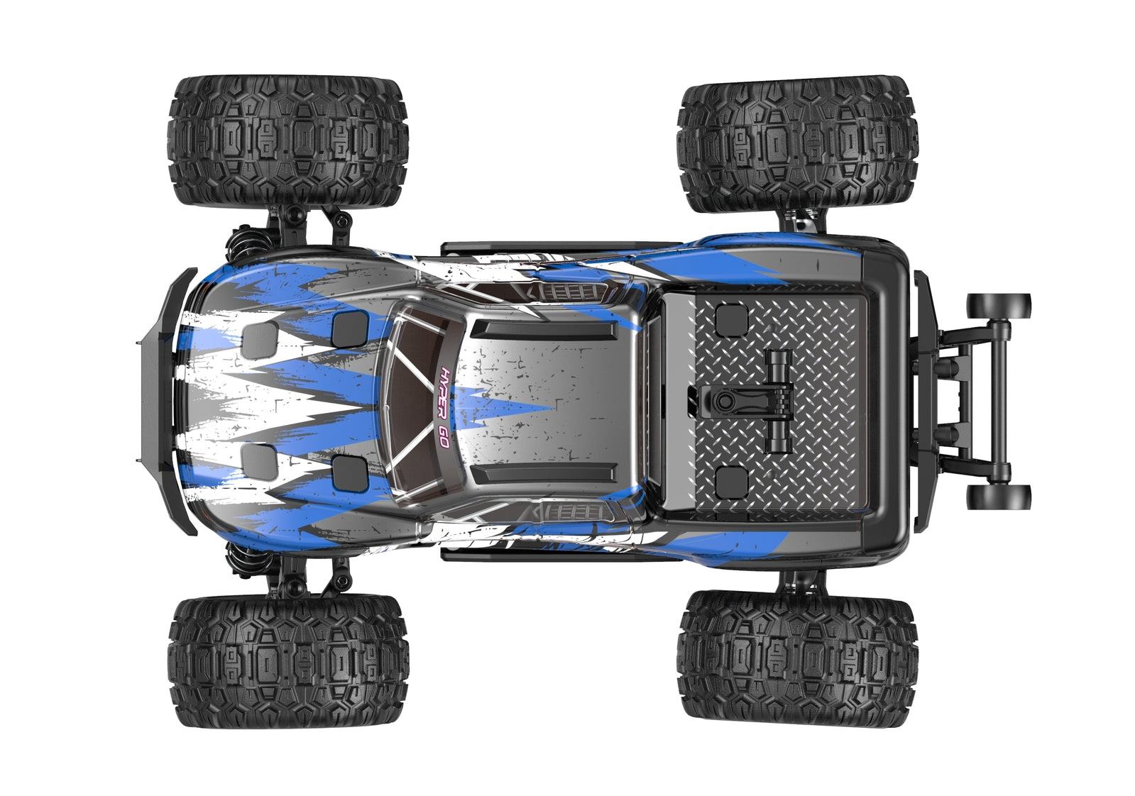MJX - 1:16 RTR BRUSHED RC MONSTER TRUCK (BLUE) WITH GPS