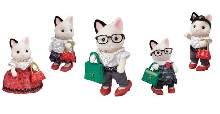 Sylvanian Families - Fashin Playset Town Girl Tuxedo Cat
