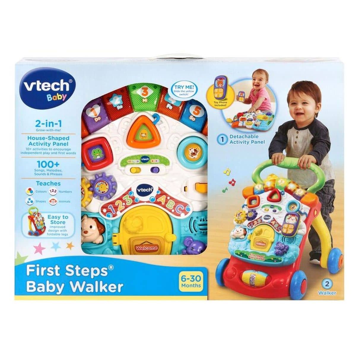 VTech - Baby First Steps Baby Walker Blue