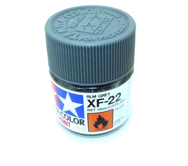 XF-22 TAMIYA ACRYLIC PAINT FLAT RLM GREY