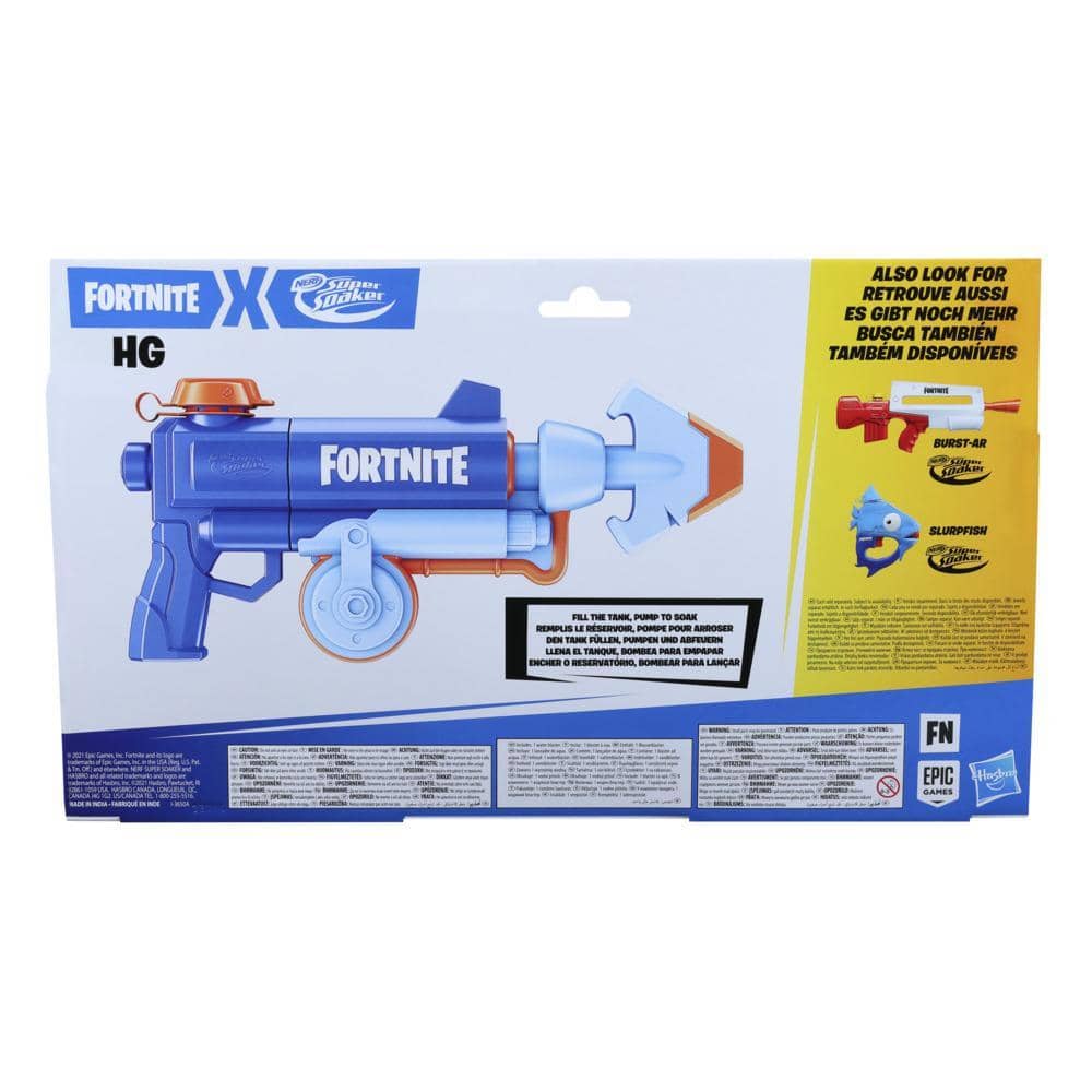 Nerf - Super Soaker Fortnite Hg Water Blaster Pump-action Soakage Hasbro