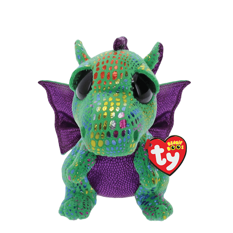 Ty - Beanie Boos - Cinder - Green Dragon - 41cm Large