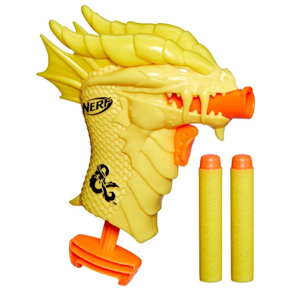 Nerf - Microshots Dungeons & Dragons Palarandusk Blaster And 2 Nerf Elite 2.0 Darts
