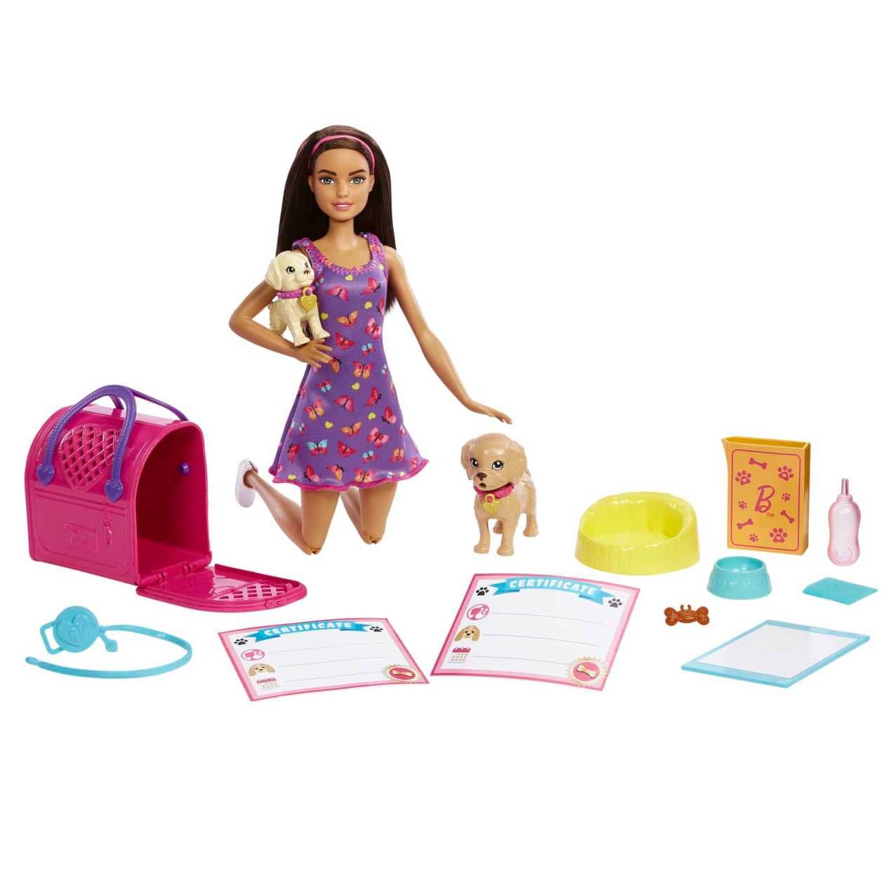 Barbie - Puppy Adoption Doll and Accessories