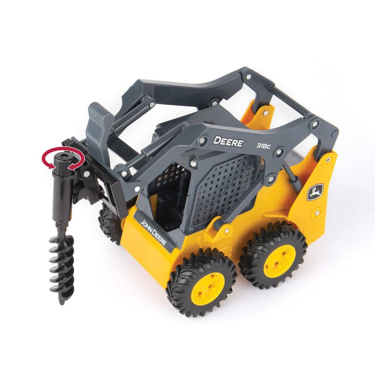 John Deere - Skid Loader Set Big Farm 318g 1:16