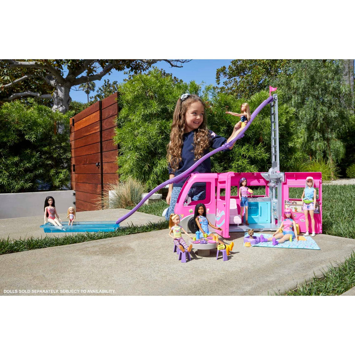 Barbie - Camper Dreamcamper Toy Playset With Pool And 60+ Accessories 2022