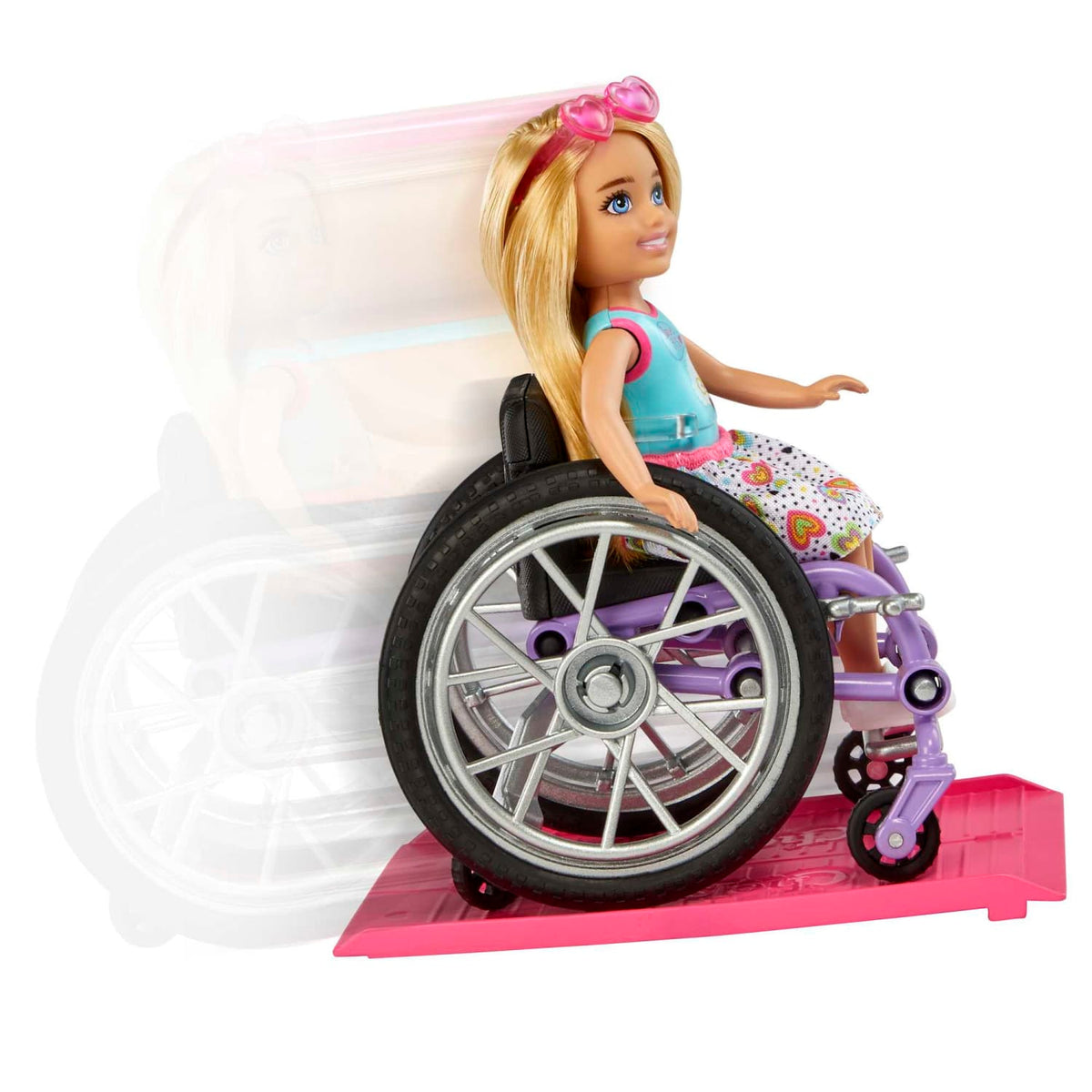 Barbie - Chelsea Doll (blonde) & Wheelchair Toy For 3 Year Olds & Up