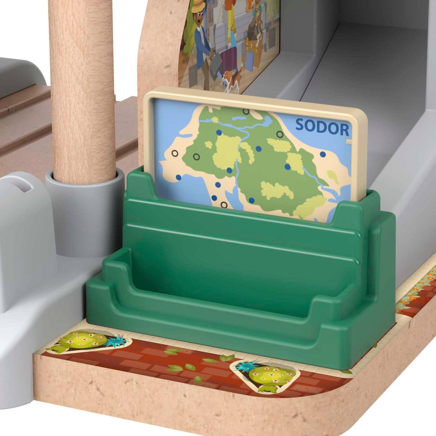 Thomas & Friends - Wooden Railway Knapford Station Passenger Pickup Playset