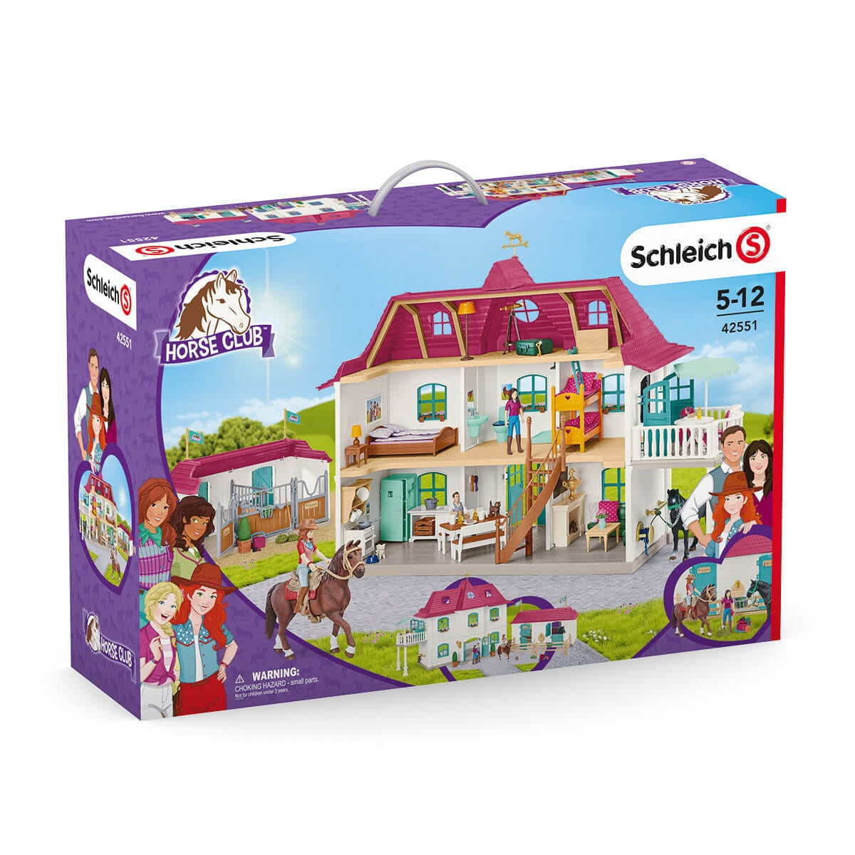 Schleich - Lakeside Country House And Horse Stable Animal Playset