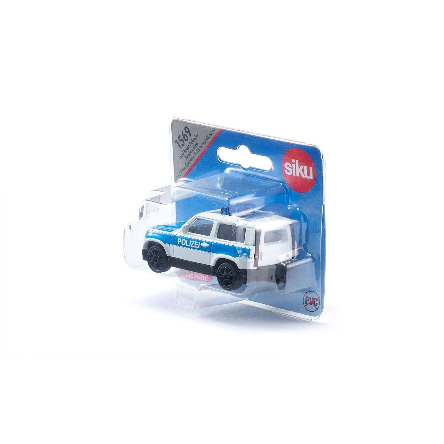 Siku -?Land Rover Defender German Federal Police Car Die-Cast Model 4WD