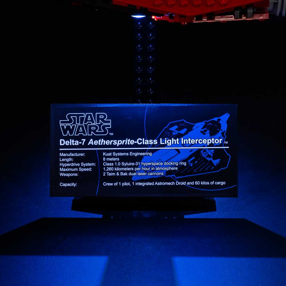 Light My Bricks - LIGHT KIT for LEGO® UCS Obi-Wan's Jedi Starfighter 10215