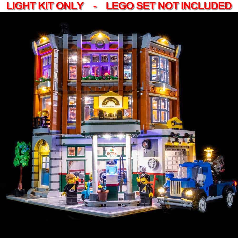 Light My Bricks - LIGHT KIT for LEGO® Corner Garage 10264
