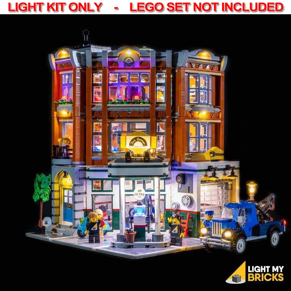 Light My Bricks - LIGHT KIT for LEGO® Corner Garage 10264