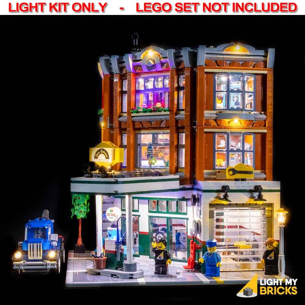 Light My Bricks - LIGHT KIT for LEGO® Corner Garage 10264