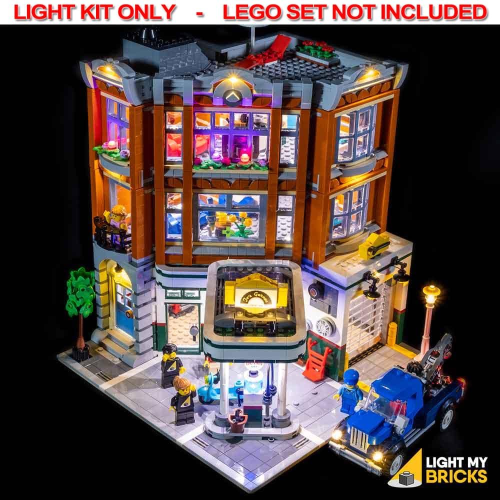 Light My Bricks - LIGHT KIT for LEGO® Corner Garage 10264