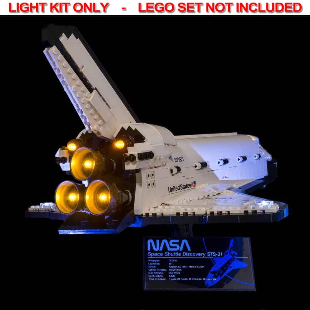 Light My Bricks - LIGHT KIT for LEGO® NASA Space Shuttle Discovery 10283