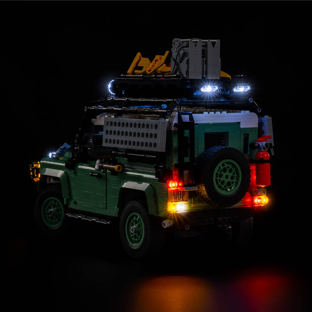 Light My Bricks - Light Kit For LEGO® Land Rover Classic Defender 90 10317