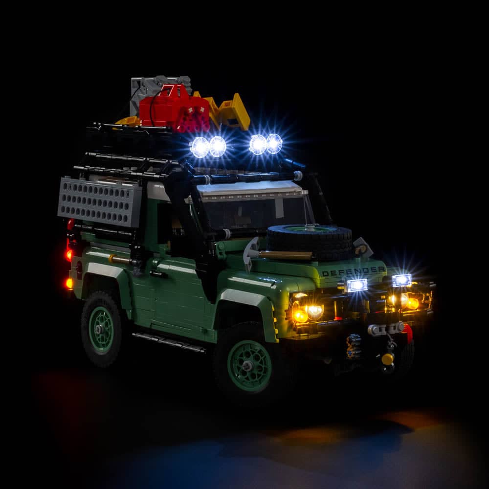 Light My Bricks - Light Kit For LEGO® Land Rover Classic Defender 90 10317