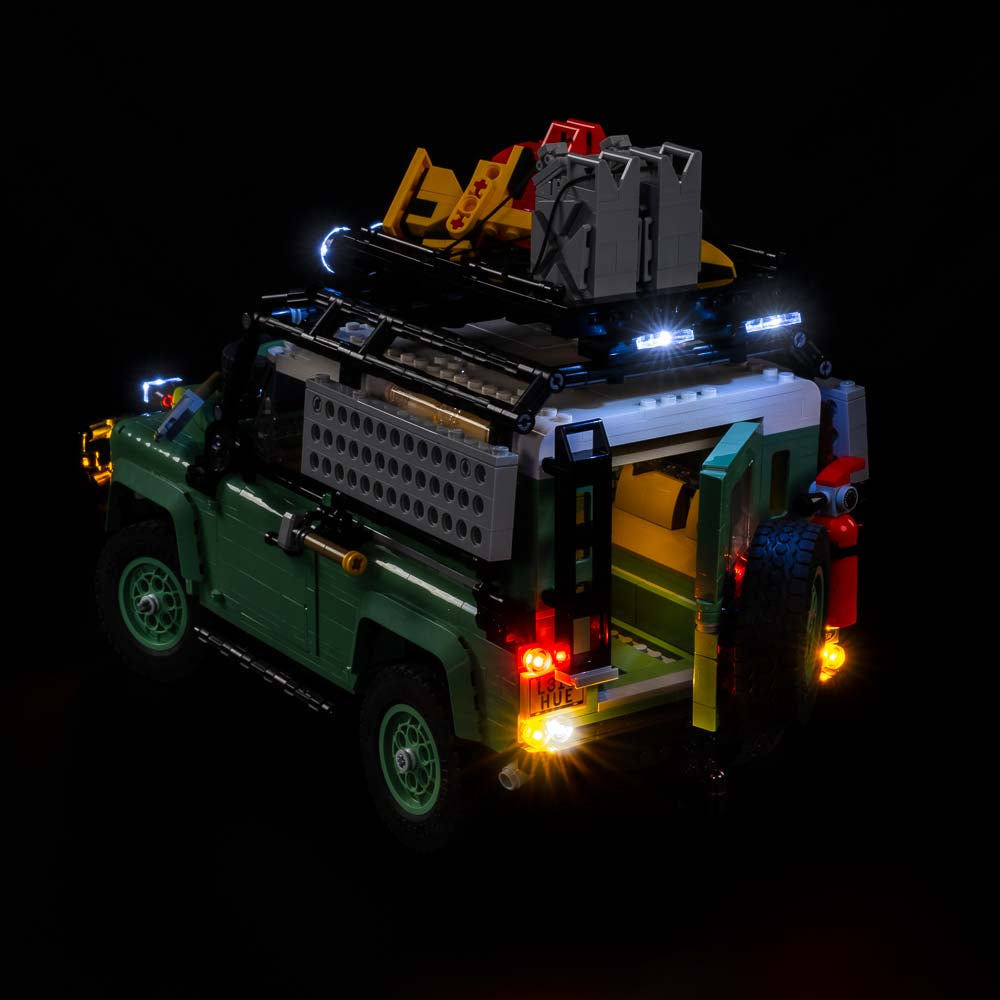 Light My Bricks - Light Kit For LEGO® Land Rover Classic Defender 90 10317