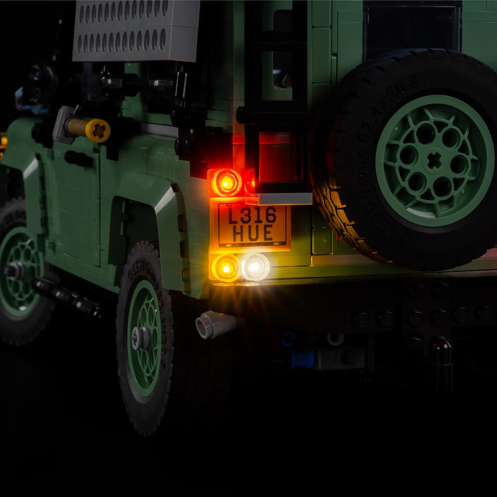 Light My Bricks - Light Kit For LEGO® Land Rover Classic Defender 90 10317