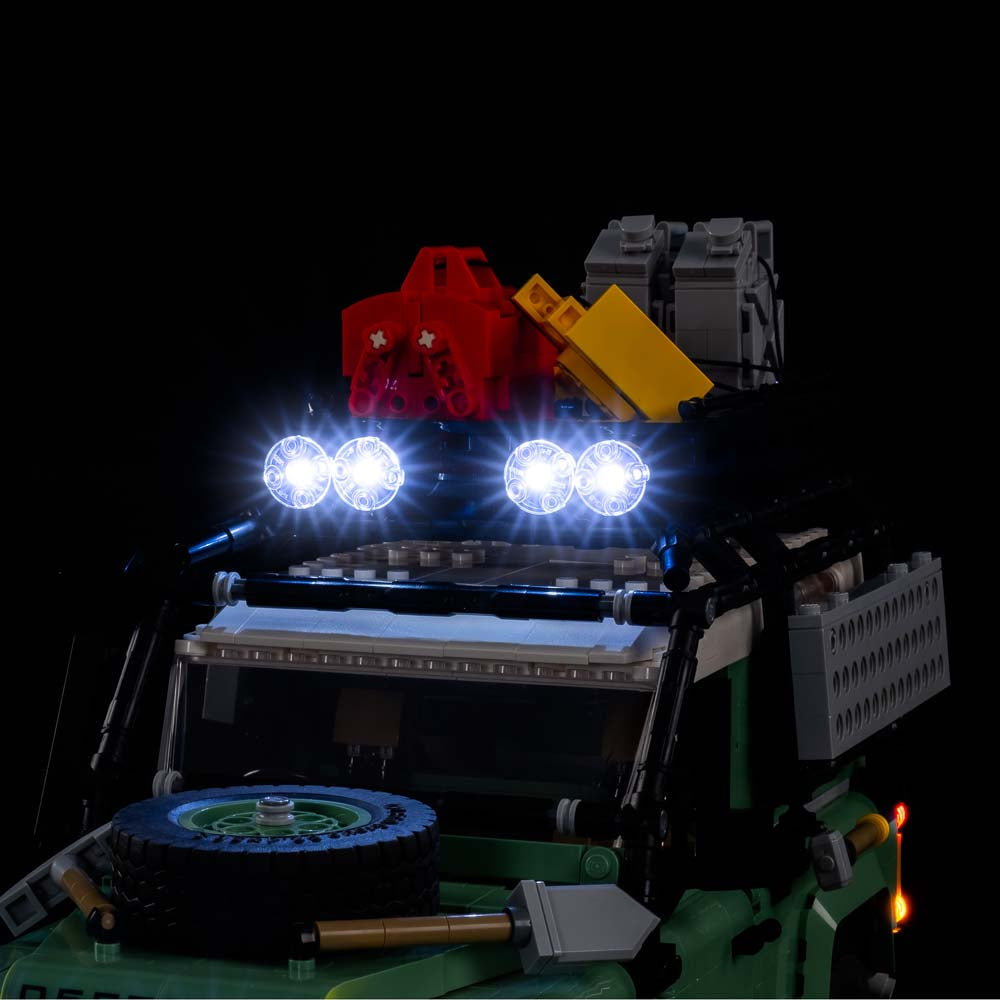 Light My Bricks - Light Kit For LEGO® Land Rover Classic Defender 90 10317