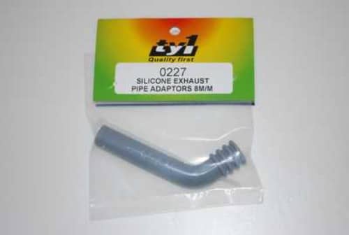 TY1 - SILICONE EXHAUST DEFLECT 8MM TY227