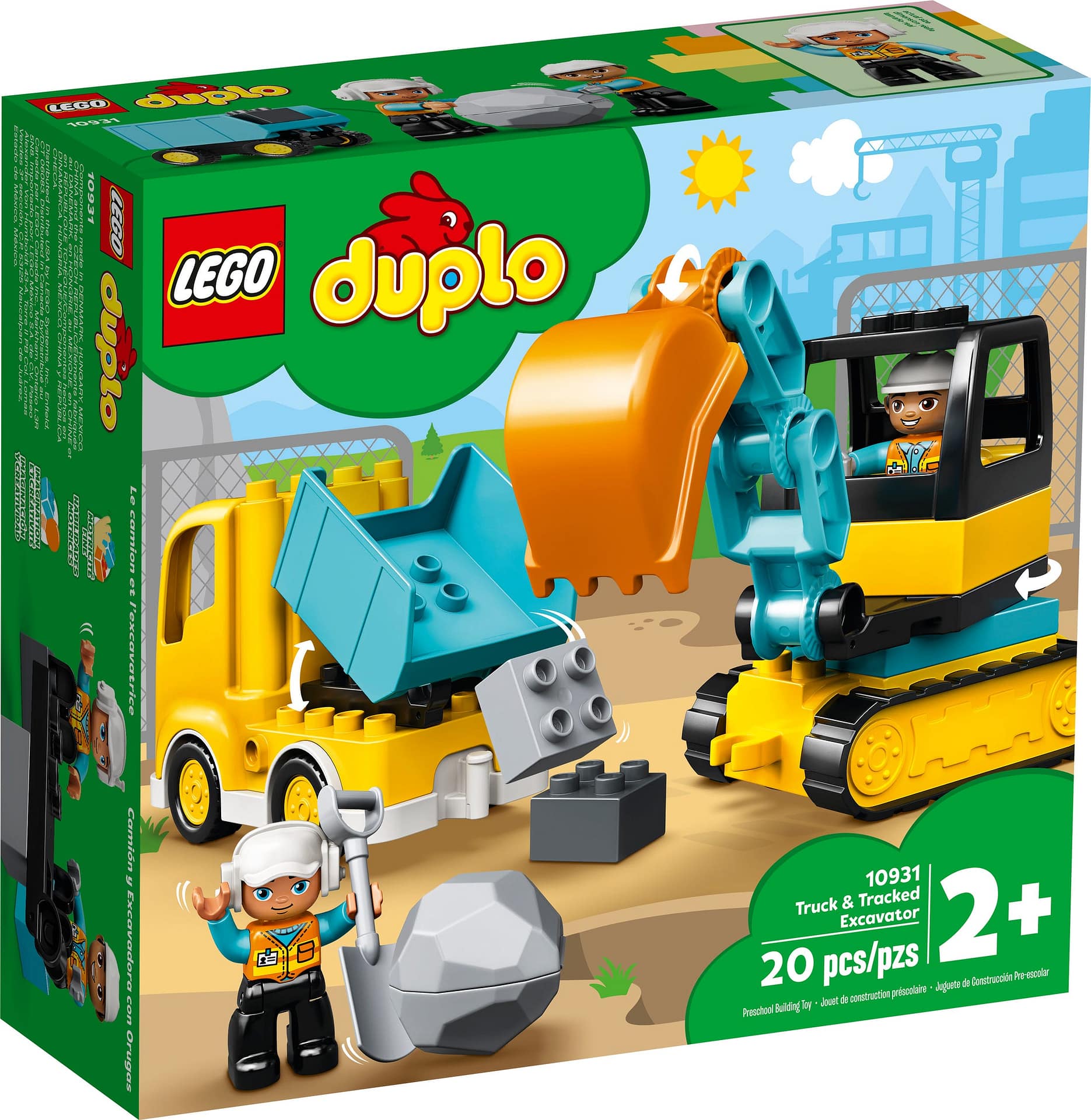 LEGO® 10931 Truck & Tracked Excavator - DUPLO®