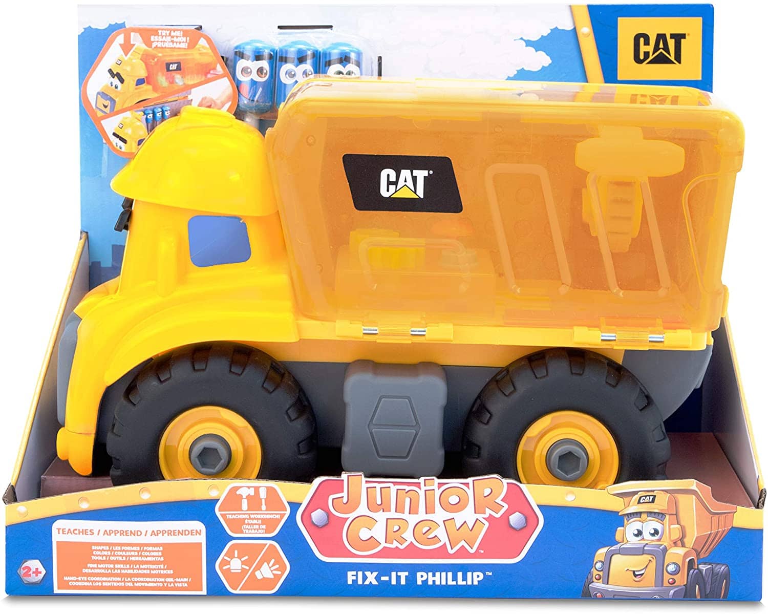CAT® - Construction Junior Crew Fix-it Phillip Preschool Construction Vehicle Set