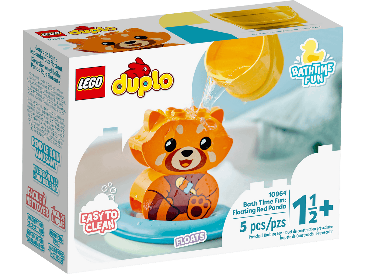 LEGO® 10964 Bath Time Fun Floating Red Panda - DUPLO®
