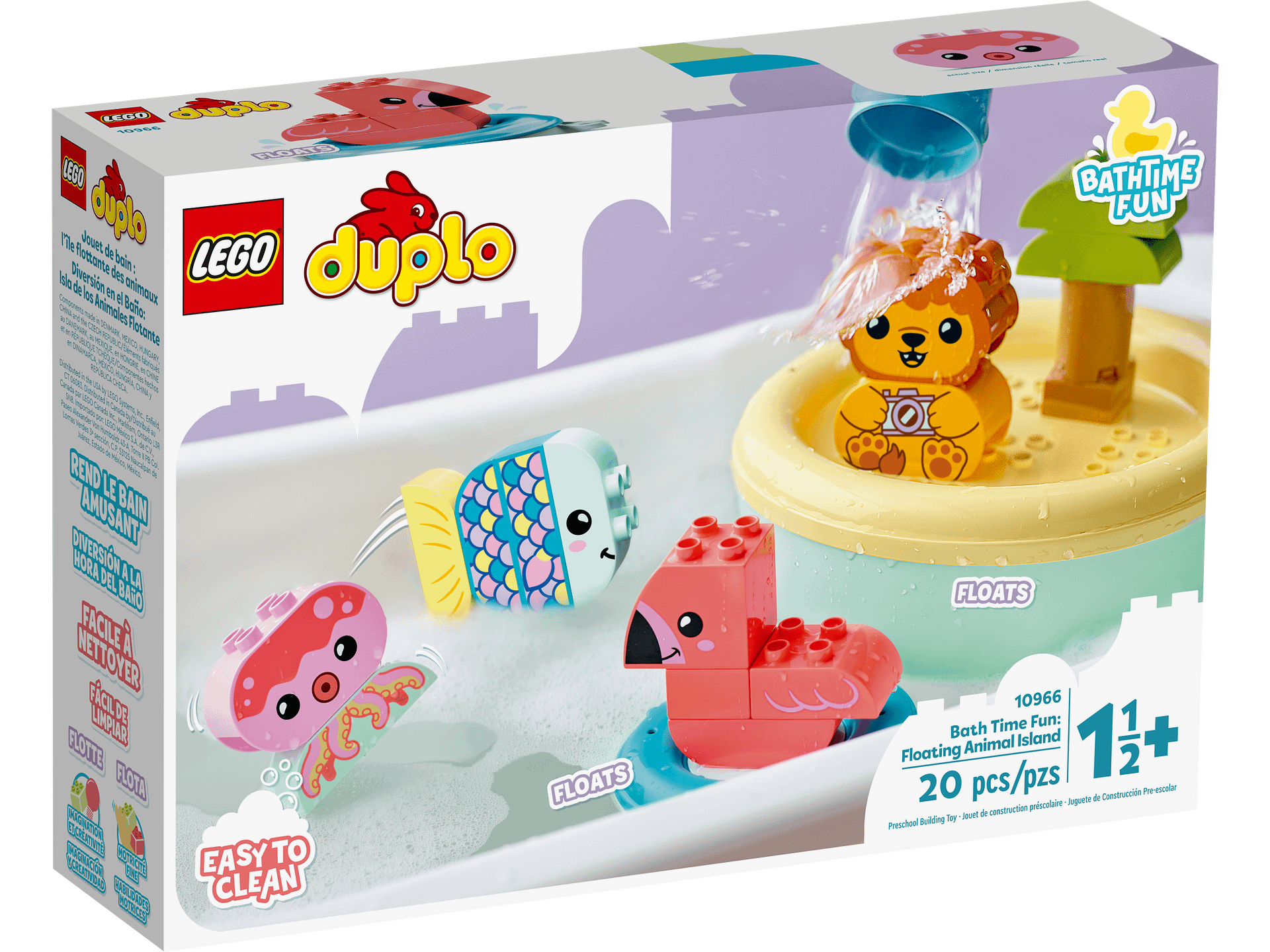 LEGO® 10966 Bath Time Fun Floating Animal Island - DUPLO®