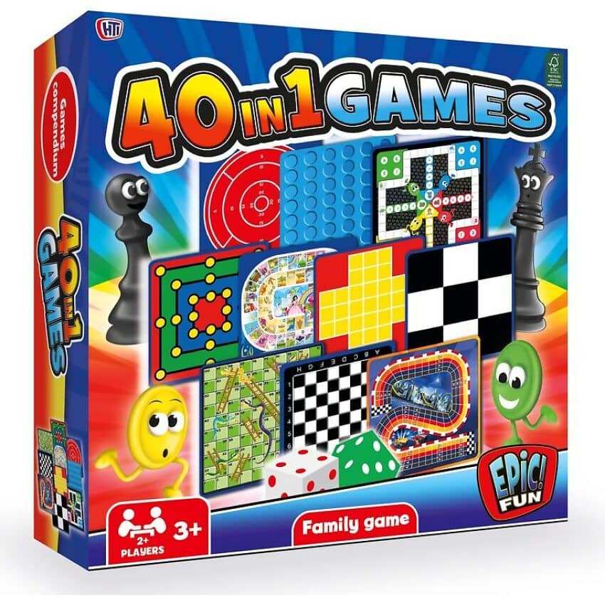 HTI Toys - Games 40-in-1 Family Games
