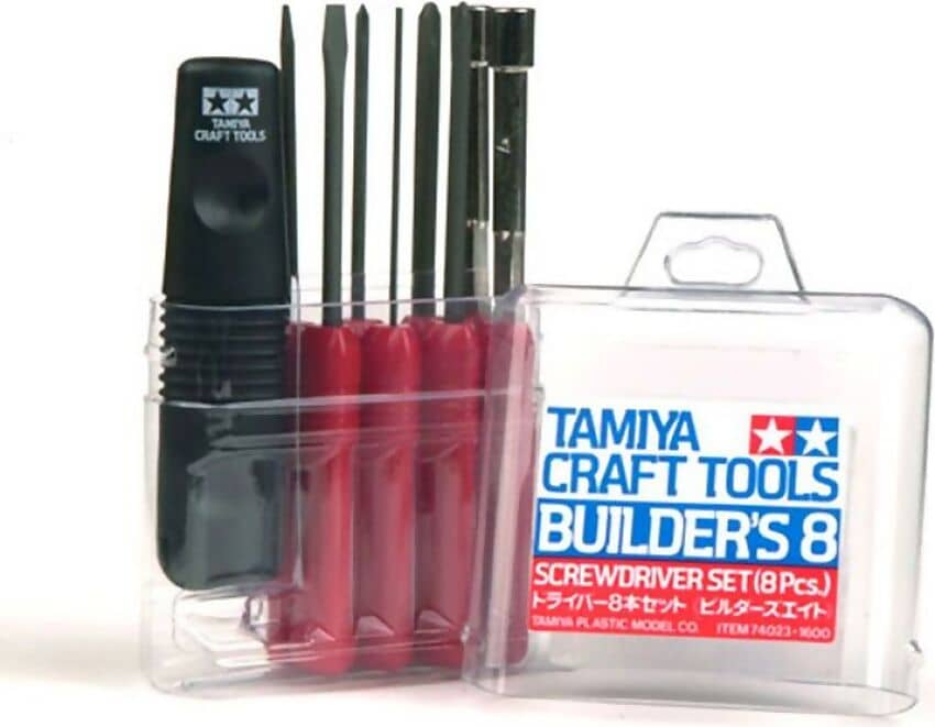 TAMIYA - BUILDER'S 8 SCREWDRIVER SET