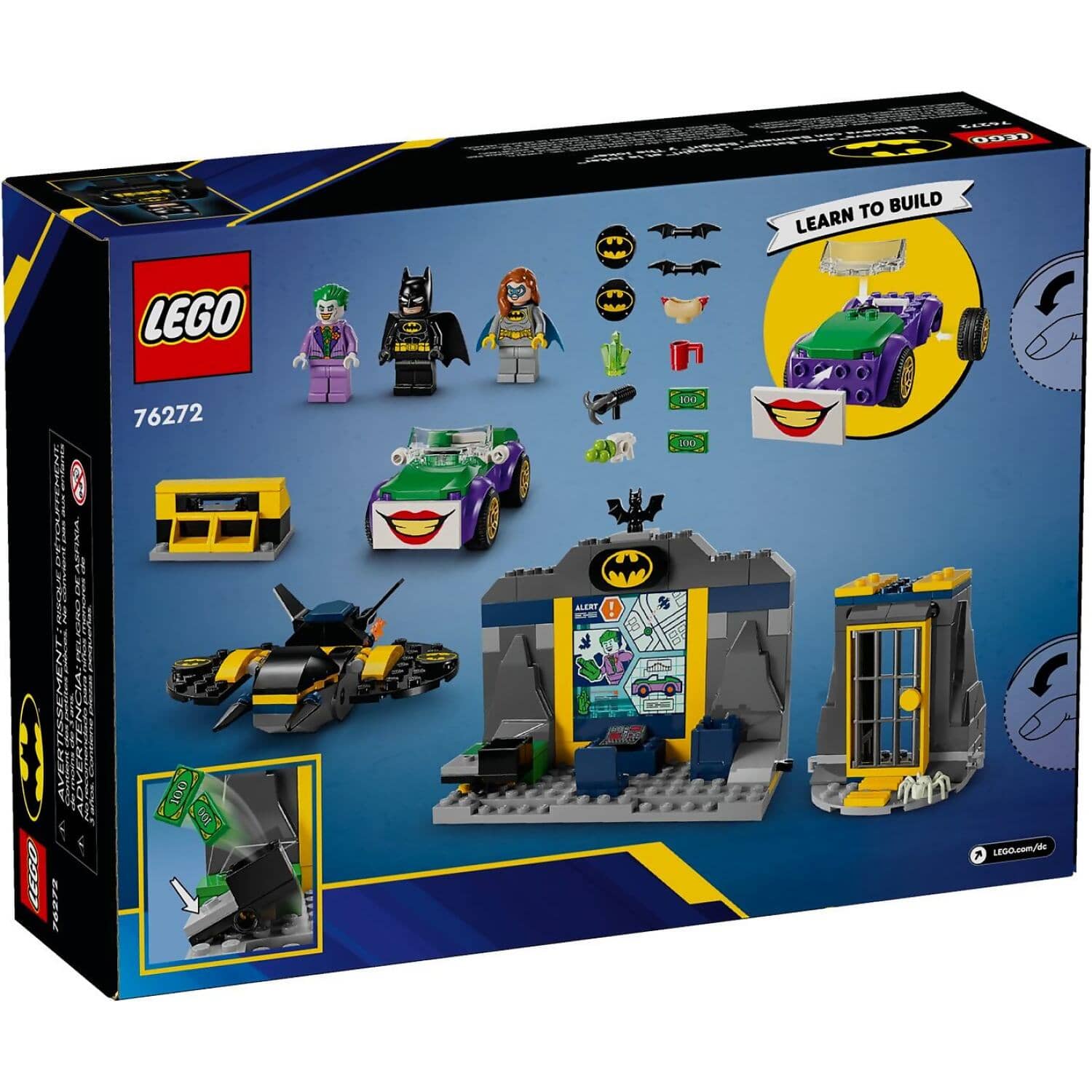 LEGO® 76272 The Batcave with Batman™ Batgirl and The Joker™ - DC Super Heroes 4+